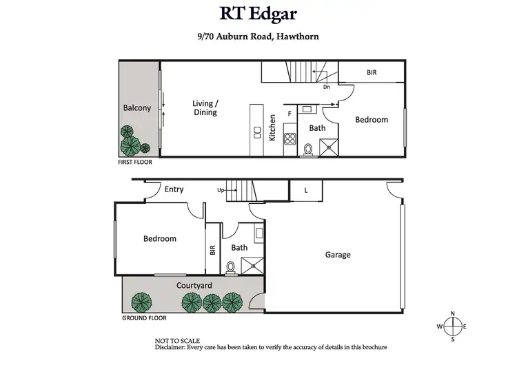Floorplan of Homely townhouse listing, 9/70 Auburn Road, Hawthorn VIC 3122
