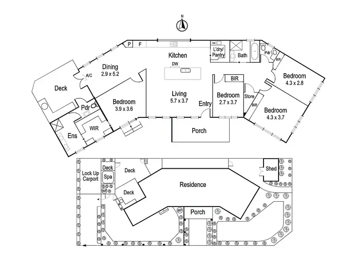 Floorplan of Homely house listing, 17 Janice Street, Macleod VIC 3085