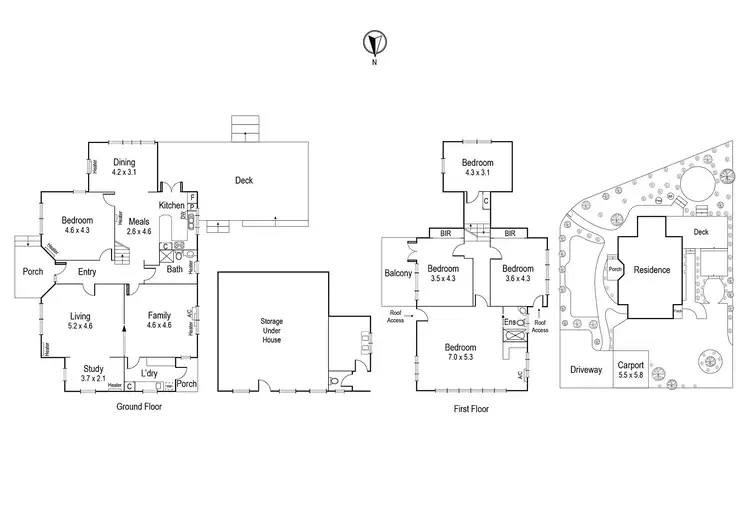 Floorplan of Homely house listing, 7 Lower Heidelberg Road, Ivanhoe VIC 3079