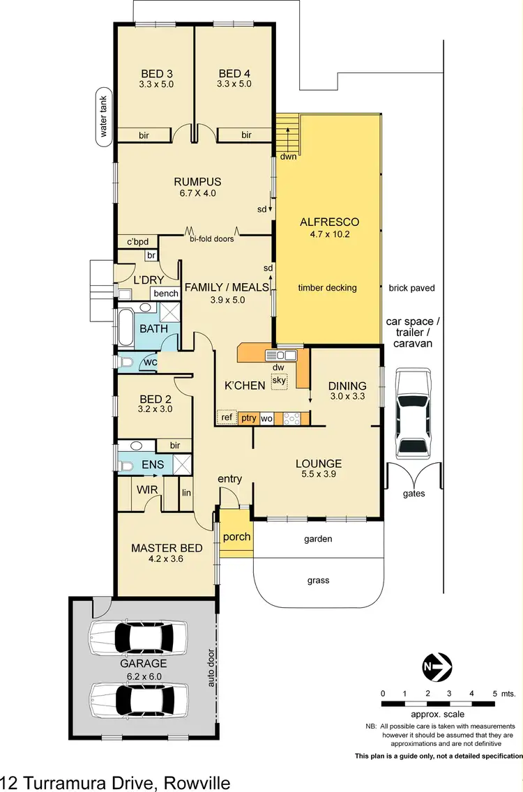 Floorplan of Homely house listing, 12 Turramurra Drive, Rowville VIC 3178