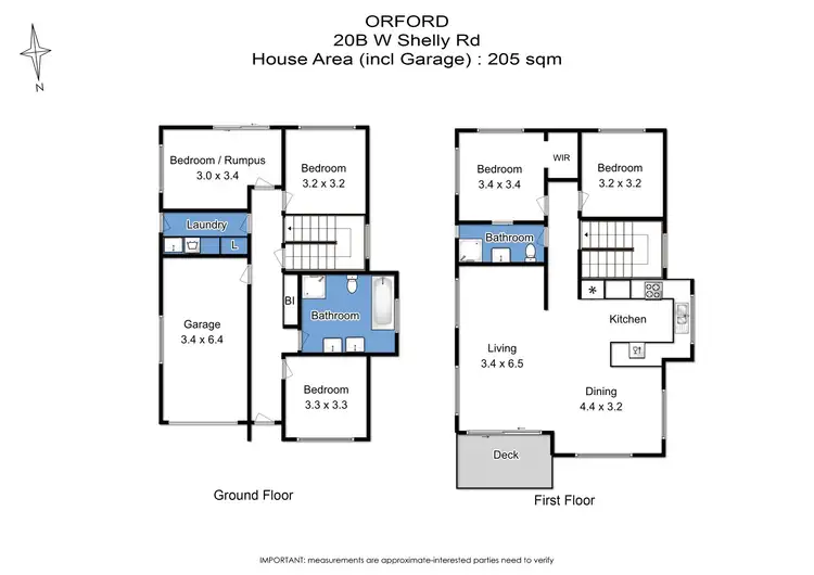Floorplan of Homely house listing, 20B West Shelly Road, Orford TAS 7190
