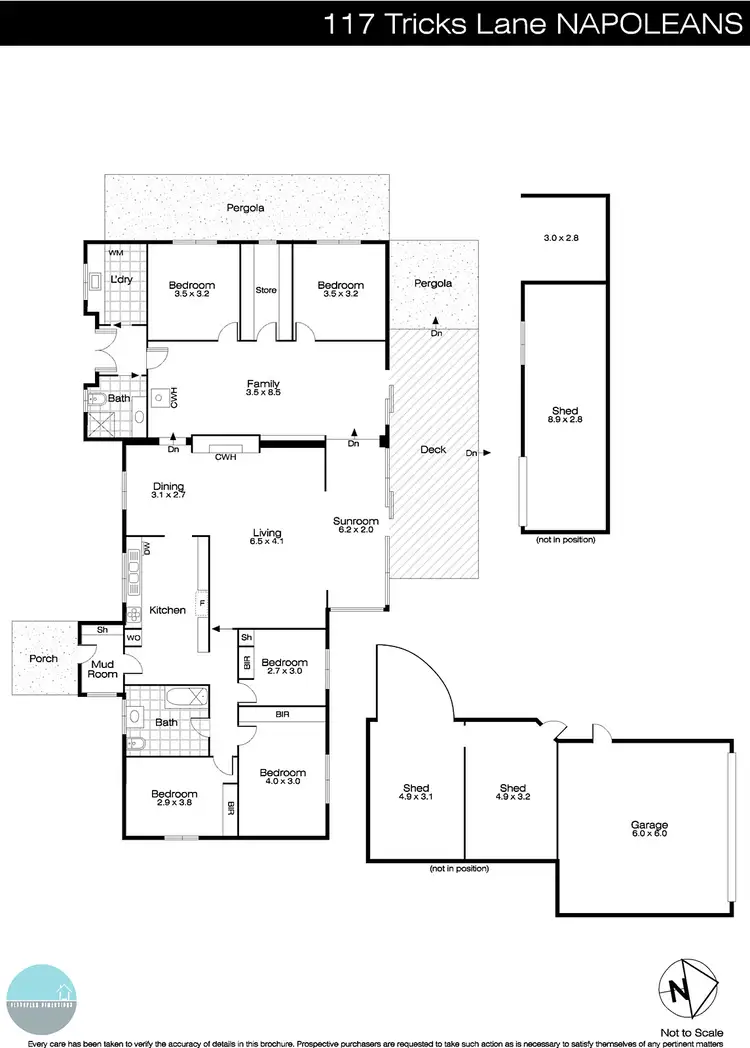 Floorplan of Homely house listing, 117 Tricks Lane, Napoleons VIC 3352