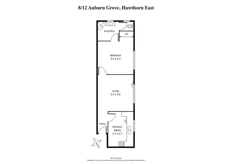 Floorplan of Homely apartment listing, 8/12 Auburn Grove, Hawthorn East VIC 3123