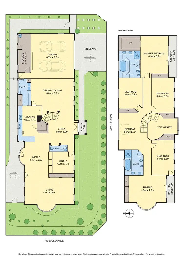 Floorplan of Homely house listing, 65 The Boulevarde, Doncaster VIC 3108
