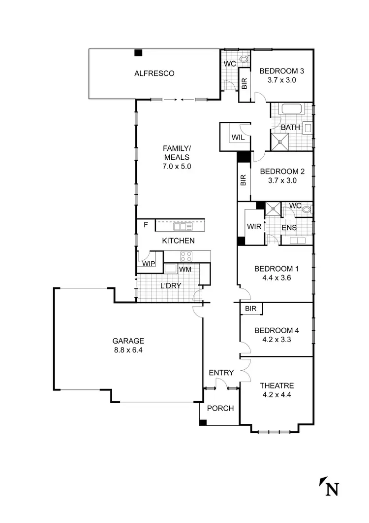 Floorplan of Homely house listing, 5 Wentworth Terrace, Beveridge VIC 3753