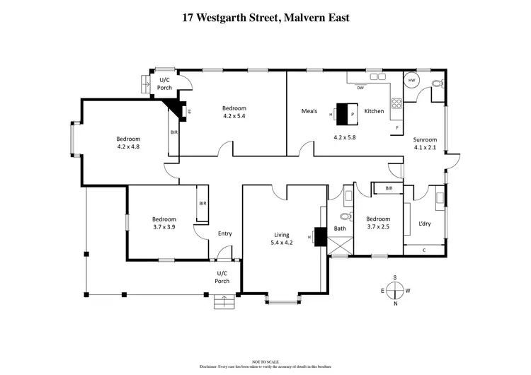 Floorplan of Homely house listing, 17 Westgarth Street, Malvern East VIC 3145