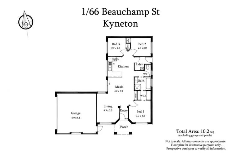 Floorplan of Homely house listing, 1/66 Beauchamp Street, Kyneton VIC 3444