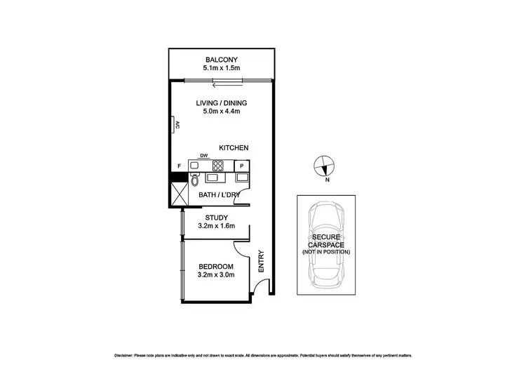 Floorplan of Homely apartment listing, 6/3 Morton Avenue, Carnegie VIC 3163