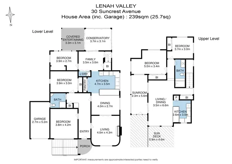 Floorplan of Homely house listing, 30 Suncrest Avenue, Lenah Valley TAS 7008