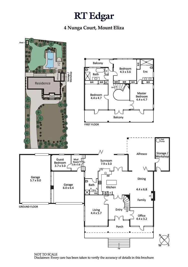 Floorplan of Homely house listing, 4 Nunga Court, Mount Eliza VIC 3930