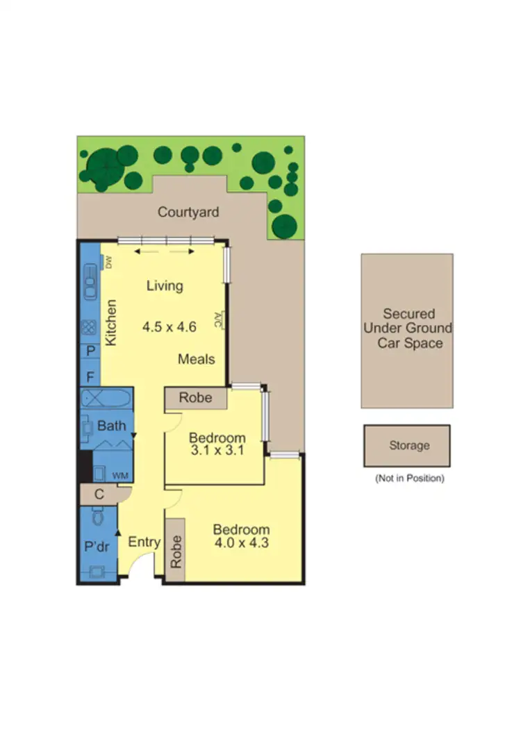 Floorplan of Homely apartment listing, 6/790 Warrigal Road, Malvern East VIC 3145