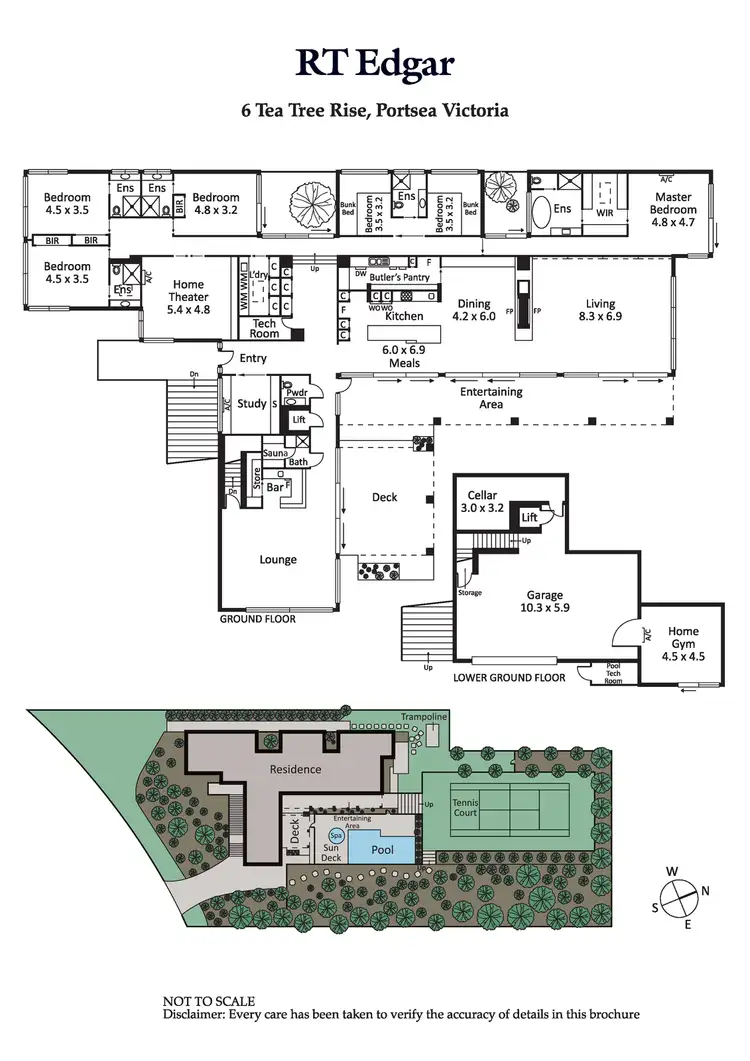 Floorplan of Homely house listing, 6 Tea Tree Rise, Portsea VIC 3944