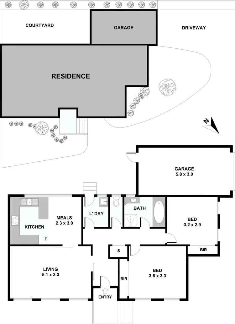 Floorplan of Homely unit listing, 6/1 Elm Grove, Mount Waverley VIC 3149
