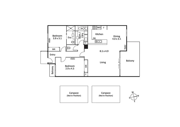 Floorplan of Homely apartment listing, 328/3765 Point Nepean Road, Portsea VIC 3944
