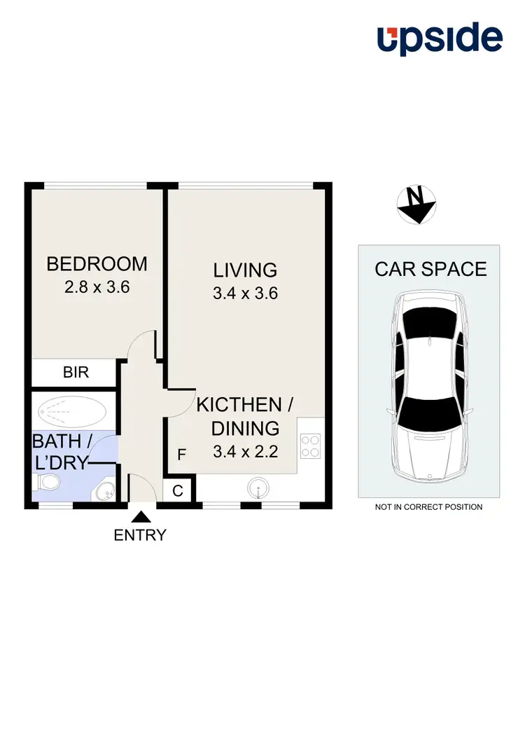 Floorplan of Homely apartment listing, 8/244 Barkly Street, St Kilda VIC 3182