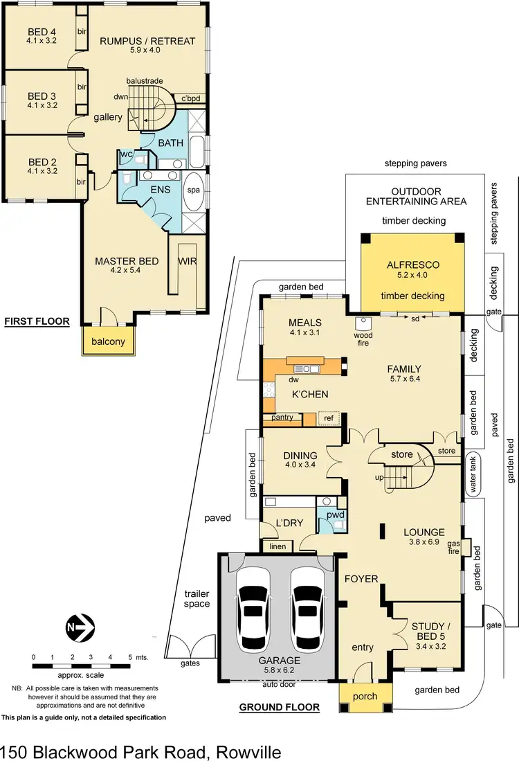 Floorplan of Homely house listing, 150 Blackwood Park Road, Rowville VIC 3178