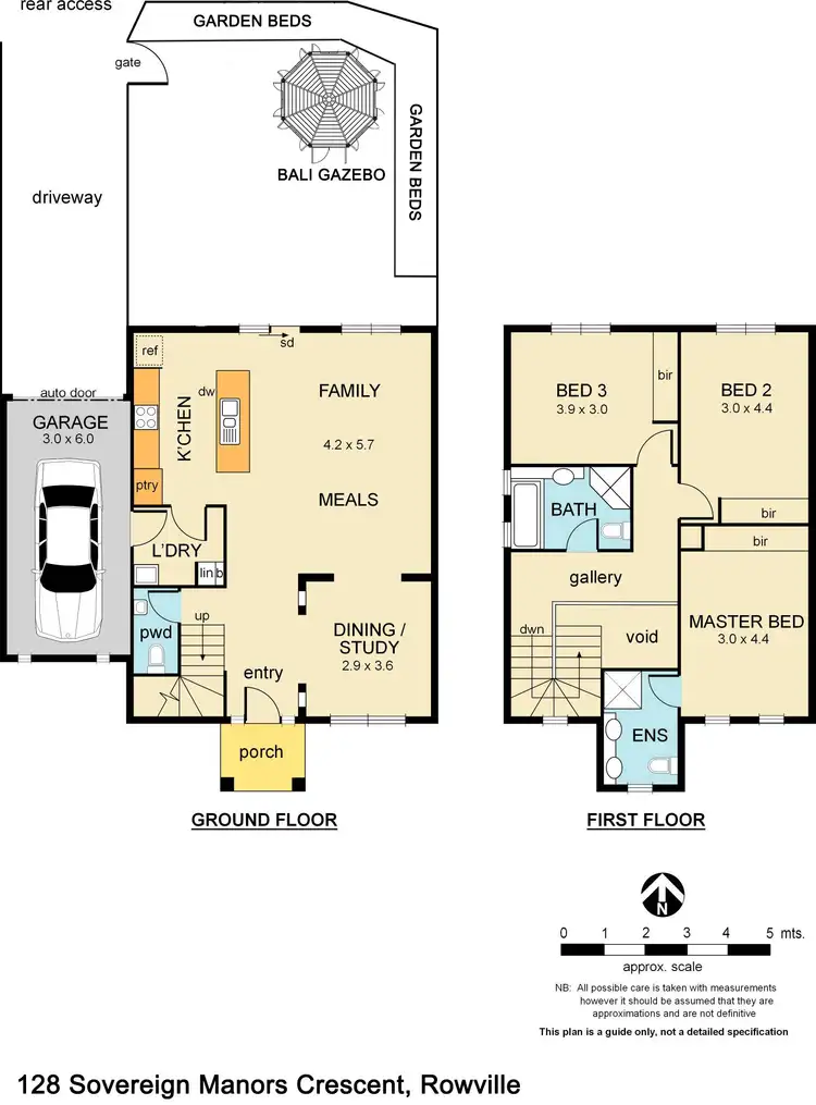 Floorplan of Homely house listing, 128 Sovereign Manors Crescent, Rowville VIC 3178