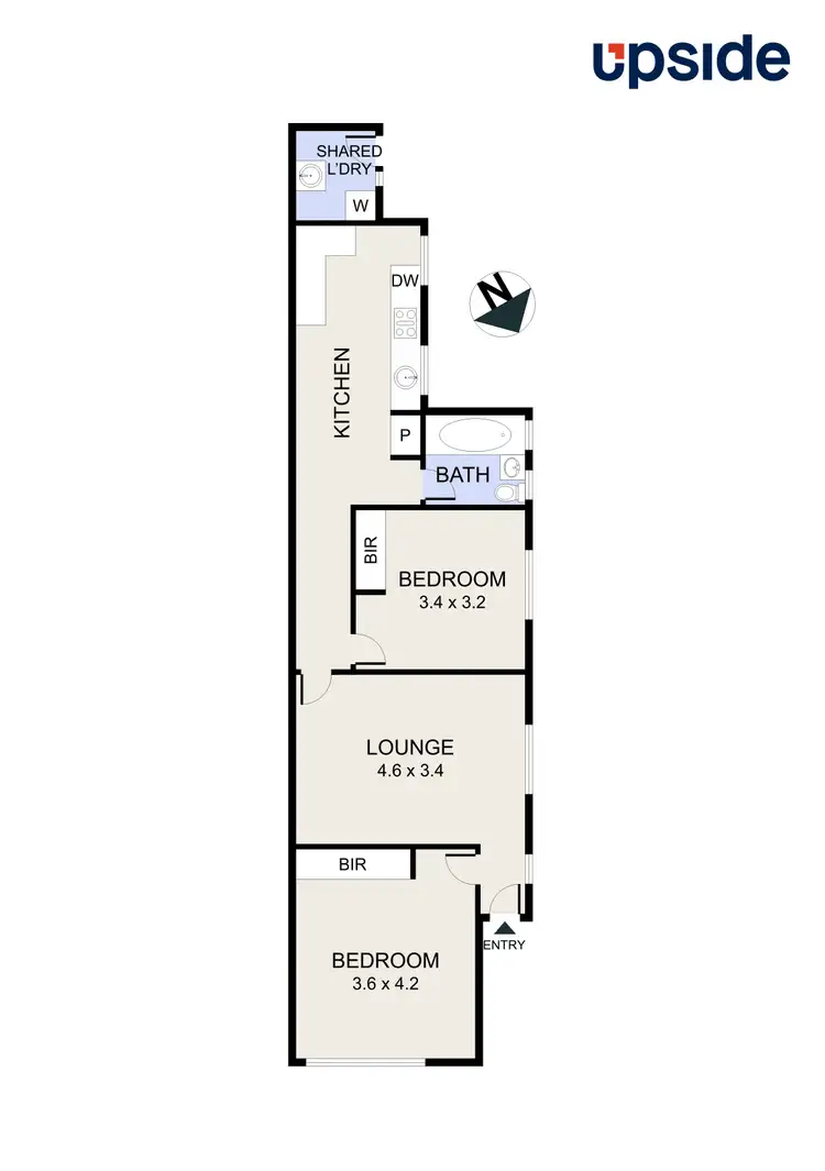 Floorplan of Homely unit listing, 2/3 Todman Avenue, Kensington NSW 2033