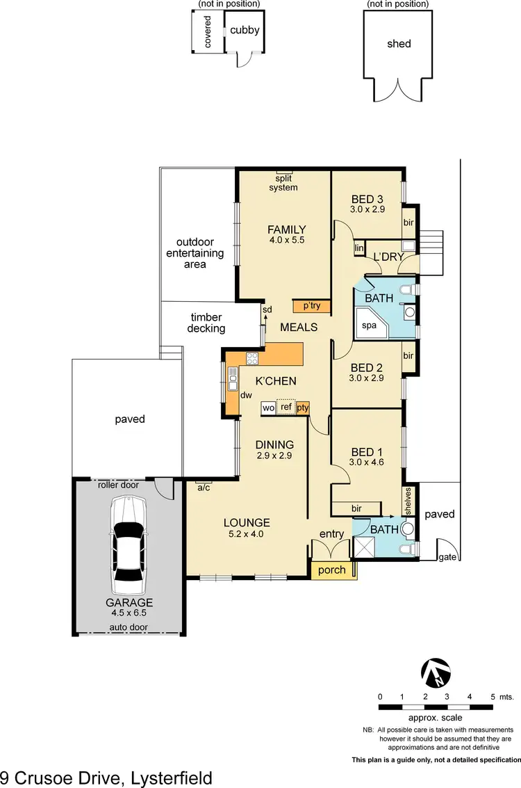 Floorplan of Homely house listing, 9 Crusoe Drive, Lysterfield VIC 3156