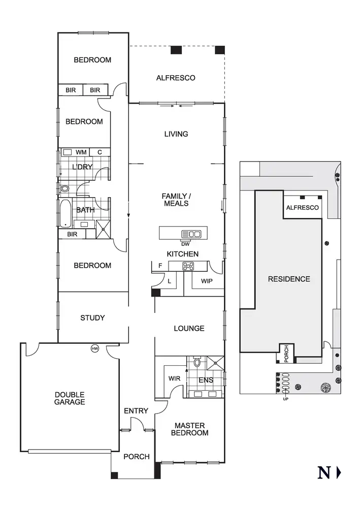 Floorplan of Homely house listing, 13 Sunningdale Road, Doreen VIC 3754
