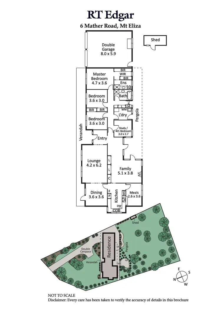 Floorplan of Homely house listing, 6 Mather Road, Mount Eliza VIC 3930