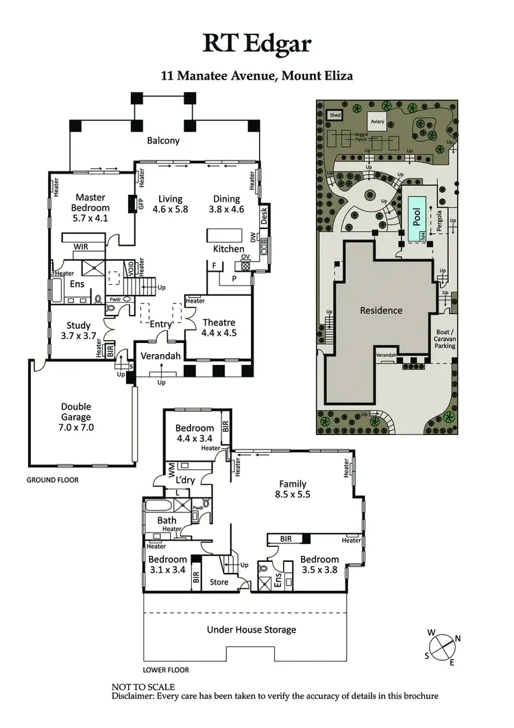 Floorplan of Homely house listing, 11 Manatee Avenue, Mount Eliza VIC 3930