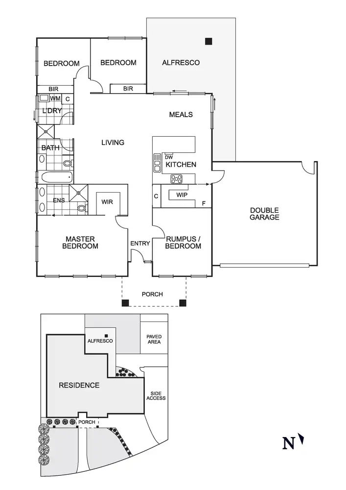 Floorplan of Homely house listing, 23 Sanders Drive, Doreen VIC 3754