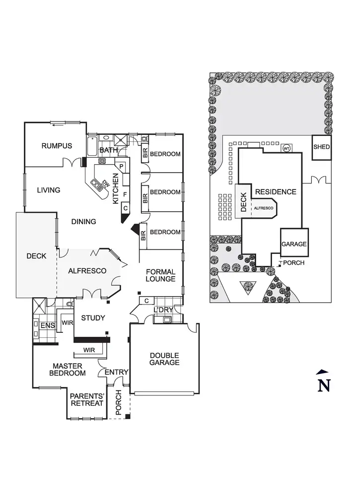 Floorplan of Homely house listing, 36 Flaxen Hills Road, Doreen VIC 3754