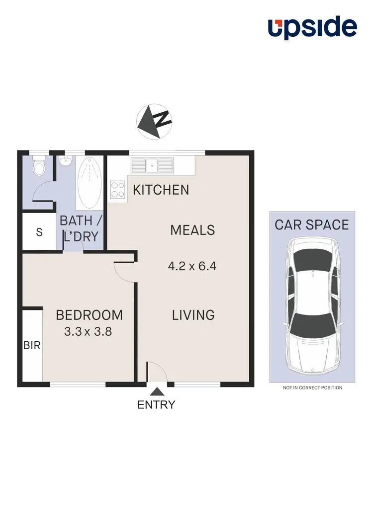Floorplan of Homely flat listing, 6/355 Blackshaws Road, Altona North VIC 3025