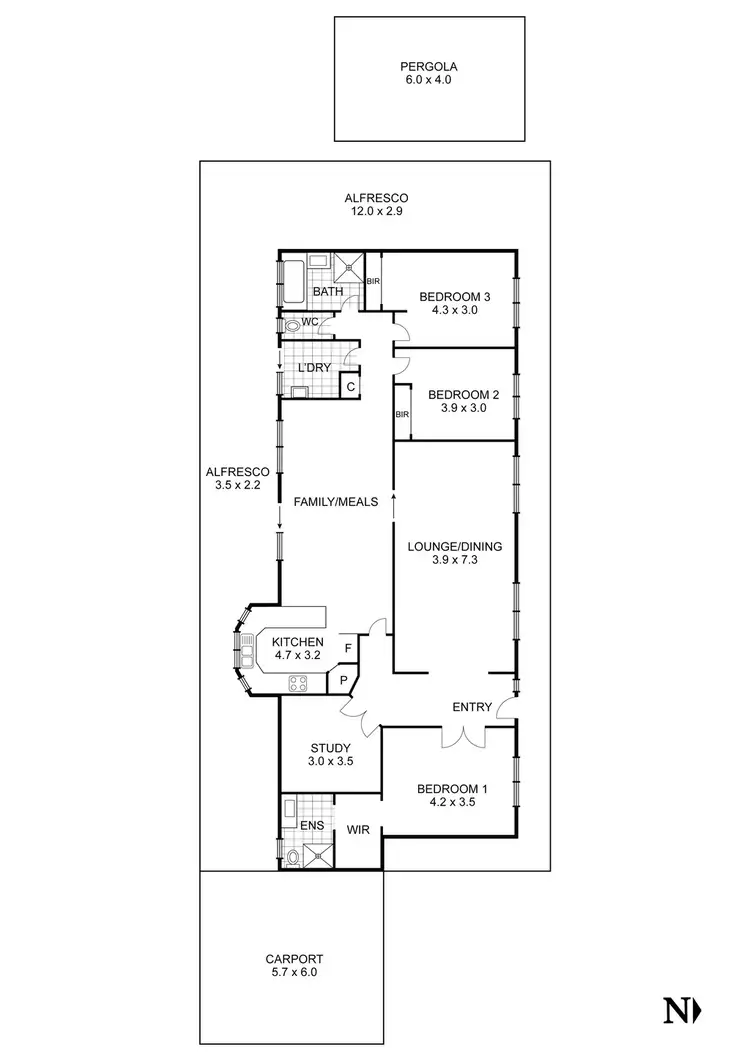 Floorplan of Homely house listing, 4 Dakota Avenue, Wallan VIC 3756