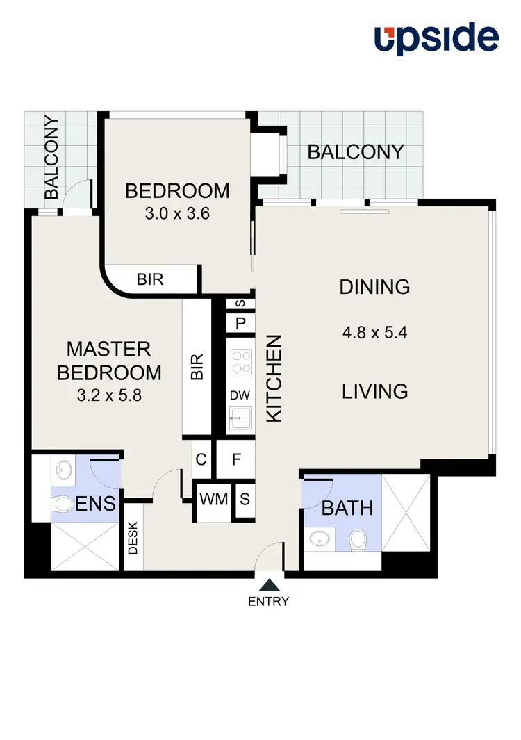Floorplan of Homely house listing, 1612/229 Toorak Road, South Yarra VIC 3141