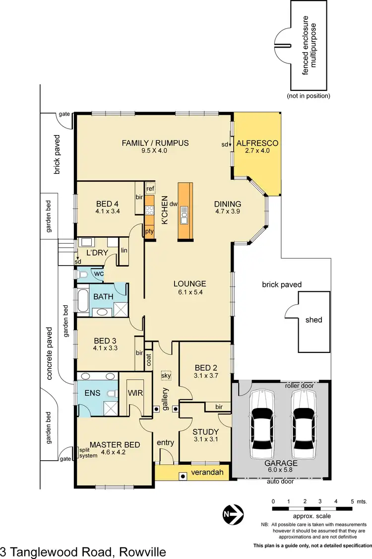 Floorplan of Homely house listing, 3 Tanglewood Road, Rowville VIC 3178