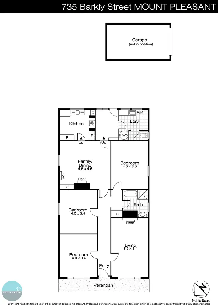 Floorplan of Homely house listing, 735 Barkly Street, Mount Pleasant VIC 3350