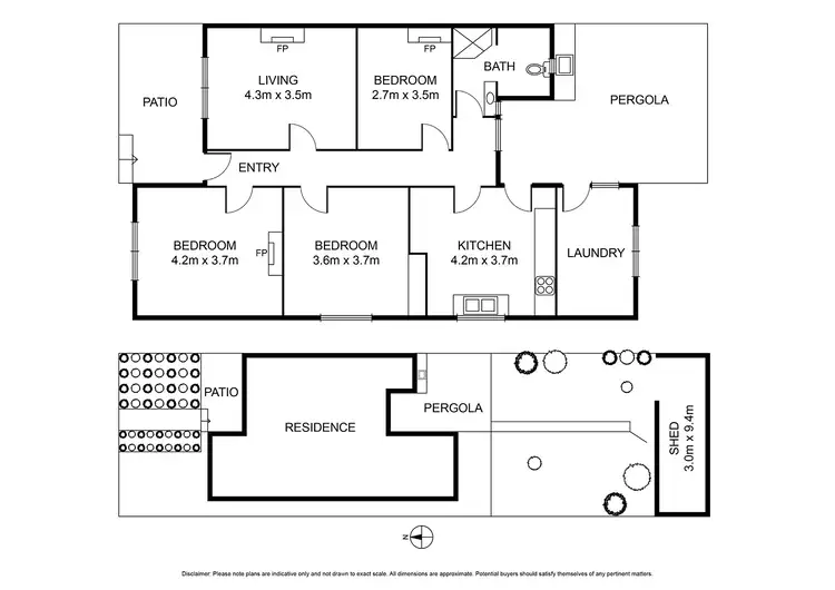 Floorplan of Homely house listing, 13 Candover Street, Geelong West VIC 3218