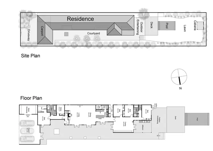 Floorplan of Homely house listing, 50 Franklin Road, Portsea VIC 3944