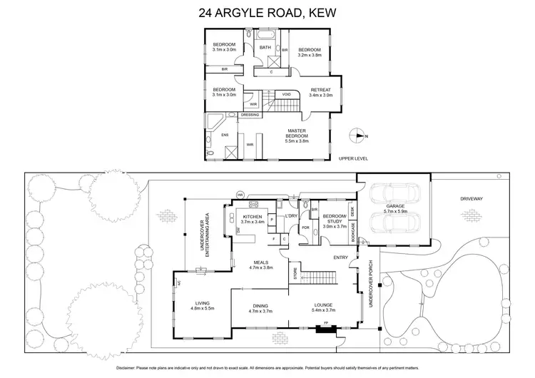 Floorplan of Homely house listing, 24 Argyle Road, Kew VIC 3101