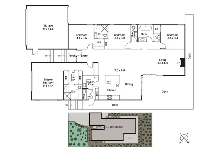 Floorplan of Homely house listing, 25 Lansdowne Street, Blairgowrie VIC 3942