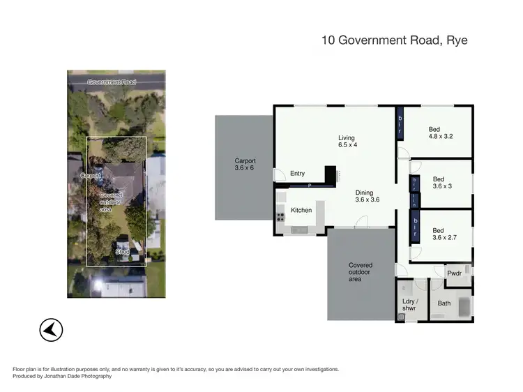 Floorplan of Homely house listing, 10 Government Road, Rye VIC 3941