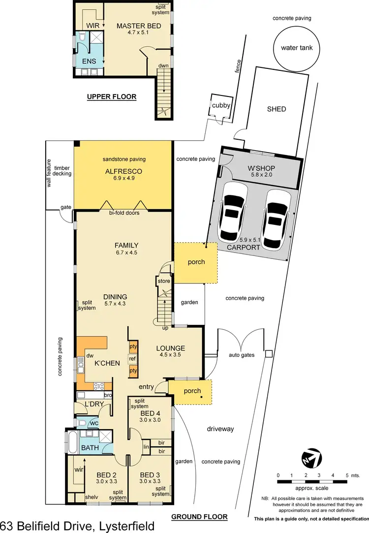 Floorplan of Homely house listing, 63 Bellfield Drive, Lysterfield VIC 3156