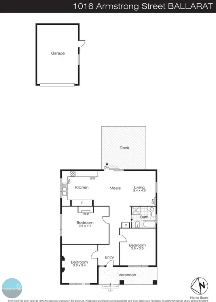 Floorplan of Homely house listing, 1016 Armstrong Street North, Ballarat Central VIC 3350