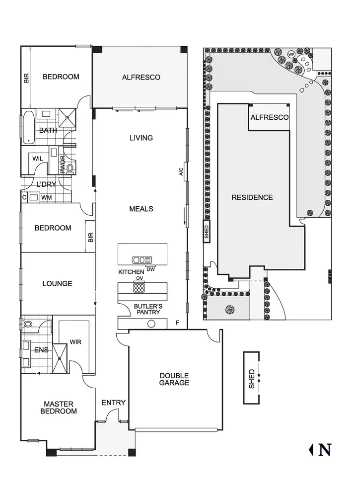 Floorplan of Homely house listing, 317 Flaxen Hills Road, Doreen VIC 3754