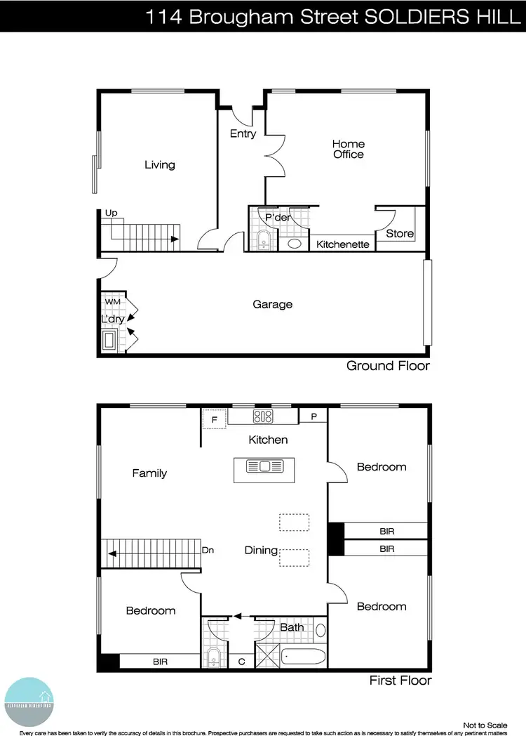 Floorplan of Homely townhouse listing, 114 Brougham Street, Soldiers Hill VIC 3350
