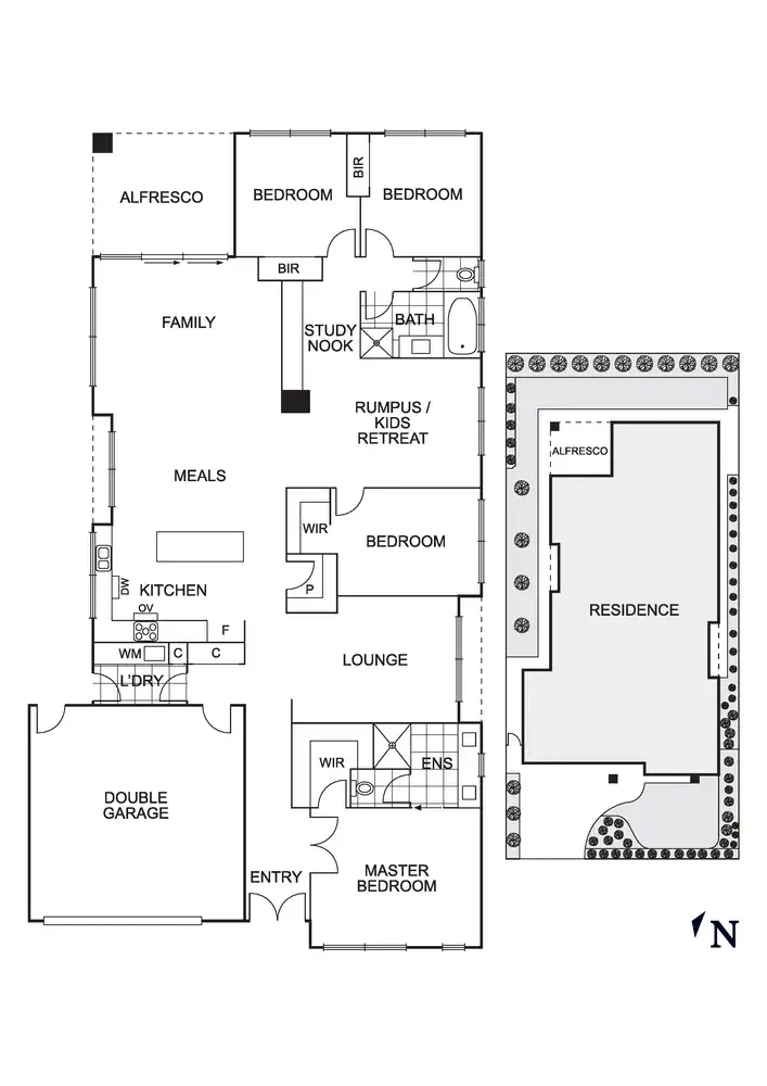 Floorplan of Homely house listing, 65 Sunstone Boulevard, Doreen VIC 3754