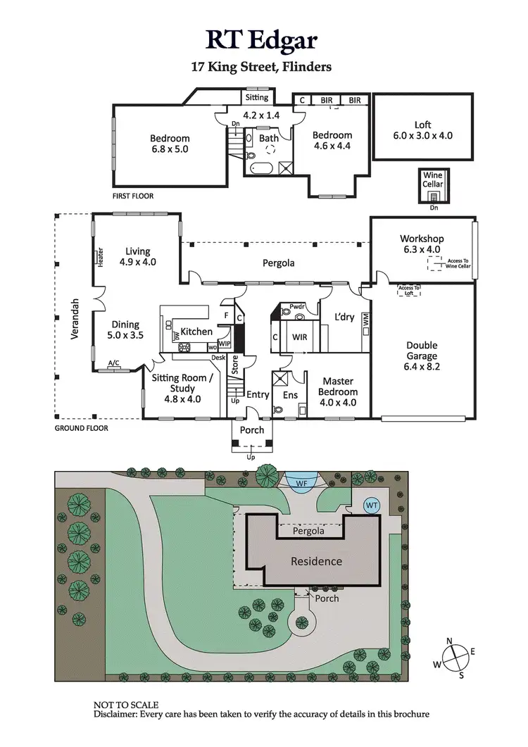 Floorplan of Homely house listing, 17 King Street, Flinders VIC 3929