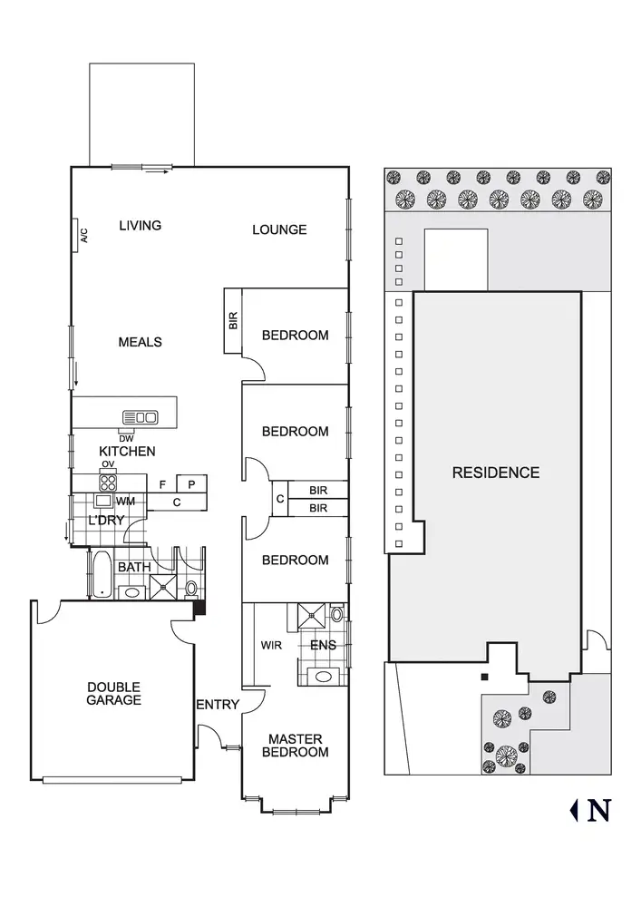 Floorplan of Homely house listing, 8 Lexington Avenue, Doreen VIC 3754