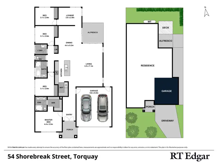 Floorplan of Homely house listing, 54 Shorebreak Street, Torquay VIC 3228