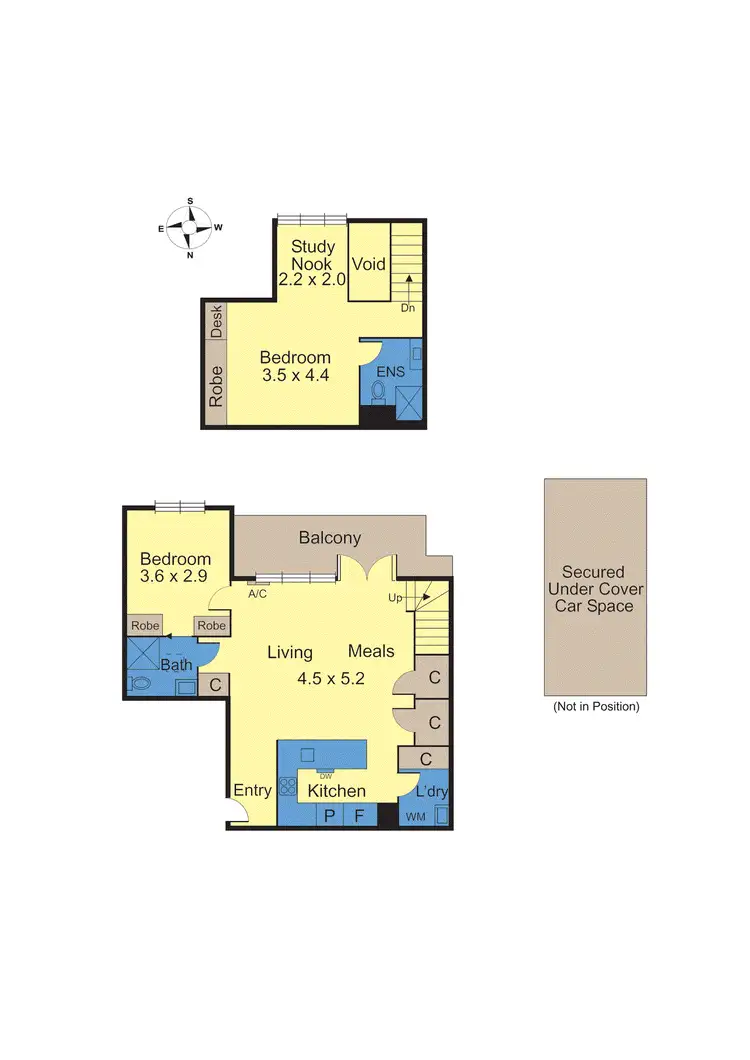 Floorplan of Homely apartment listing, 196F Riversdale Road, Hawthorn VIC 3122