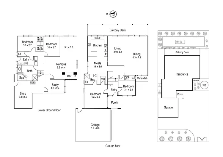 Floorplan of Homely house listing, 156 Waiora Road, Rosanna VIC 3084