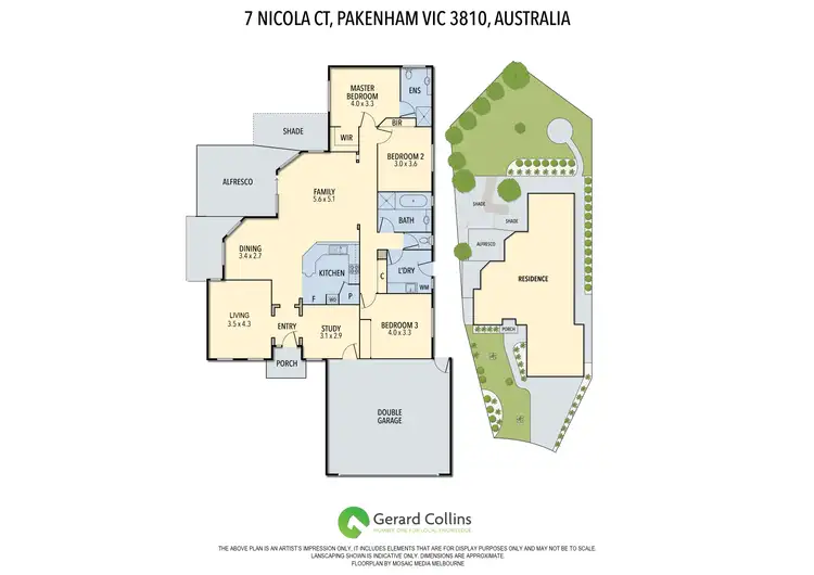 Floorplan of Homely house listing, 7 Nicola Court, Pakenham VIC 3810
