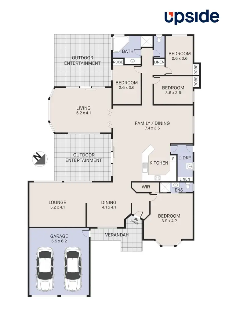 Floorplan of Homely house listing, 8 Viola Way, Mount Annan NSW 2567